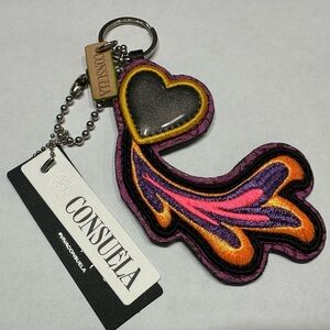 Consuela Multicolor Heart Emery Charm